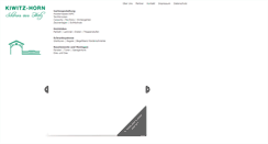 Desktop Screenshot of kiwitz-horn.de