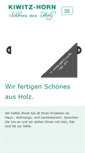 Mobile Screenshot of kiwitz-horn.de