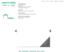 Tablet Screenshot of kiwitz-horn.de